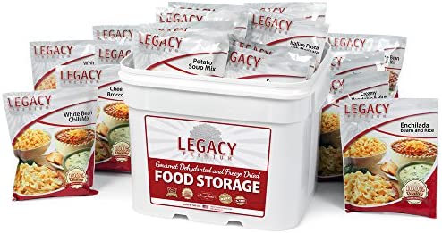 Gluten Free 25 Year Shelf Life Food Storage Supply – 120 Large Servings – 27 Lbs – Wise Emergency Survival Preparedness – Freeze Dried Meals