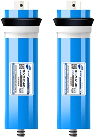 LGZY 2 Pack 100/200/300/400/600 GPD RO Membrane Reverse Osmosis Membrane Replacement Water Filters, Replacement for Under Sink Home Drinking RO Water Filter System,2812/200gpd