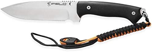 iFIELD Survival Knife Workout MOVA Satin Blade, Includes Sheath, Survival Knife, Camping Tool for Fishing, Hunting, Sport Activity