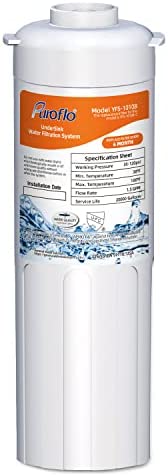 Puroflo Under Sink Water Filter, 22K Gallons Ultra High Capacity, Replacement for Puroflo YFS-10108 Under Sink Water Filtration System, Removes Lead/Chlorine/Fluoride/Bad Taste, with 0.5 Micron, 1Pack