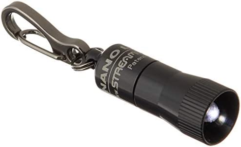 Streamlight 73001 Nano Light Miniature Keychain LED Flashlight, Black – 10 Lumens