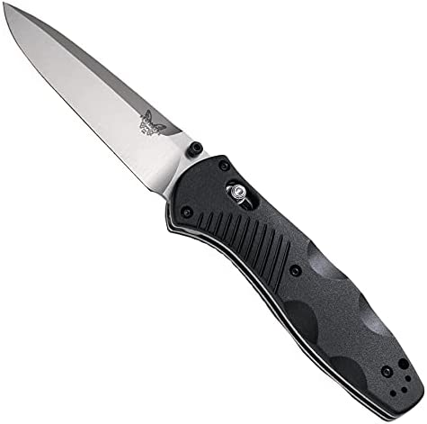 Benchmade – Barrage 580, Drop Point Blade, Plain Edge, Satin Finish, Made in the USA