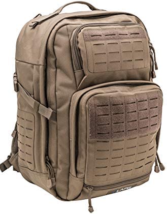 LA Police Gear Atlas 24 Hour Tactical Backpack for Men or Women, Large Hiking Backpack, Hunting Backpack, Bug Out Backpack – Black