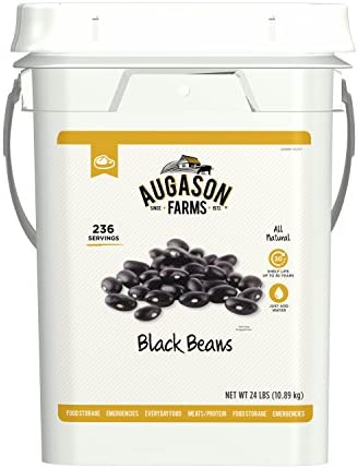 Augason Farms Black Beans Emergency Bulk Food Storage