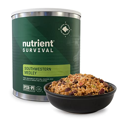 Nutrient Survival Southwestern Medley | 25 Year Shelf Life | Freeze Dried Survival & Emergency Food | Backpacking & Camping Food