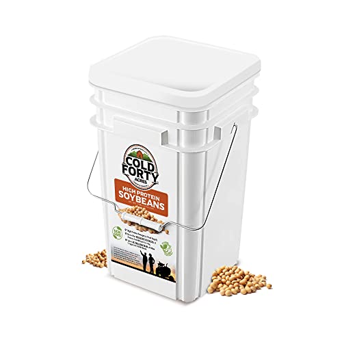 2X High-Protein Soybeans Bulk Emergency Food Supply – 5 Gallons