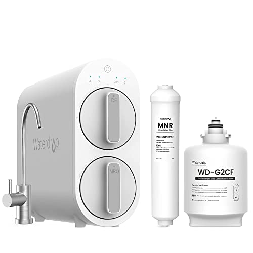 Waterdrop Remineralization Reverse Osmosis System with G2CF Replacement Filter, Bundle