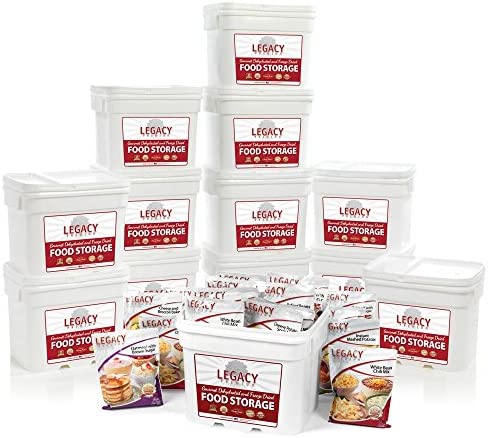 Bulk Disaster Prepper Food Storage Supply: 1440 Large Servings – 370 lbs – Emergency Survival Preparedness – Freeze Dried/Dehydrated Meals