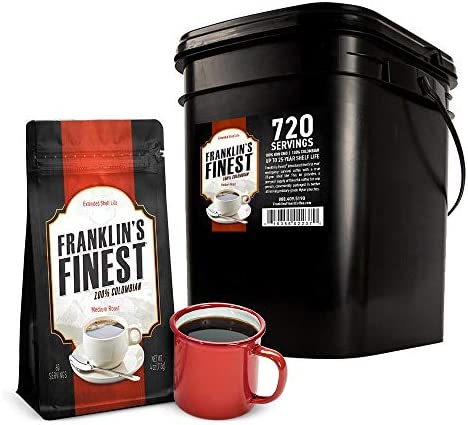 Franklin’s Finest Survival Coffee 720-Servings by Patriot Pantry