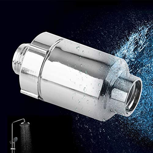 Shower Head Filter, Bathroom Home Water Purifier Silver Water Filter Bathroom Shower Filter, for Almost Shower Types Bathroom