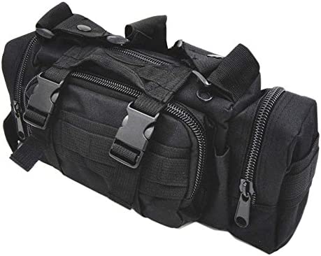 DLP Tactical Compact Range Bag/MOLLE Compatible EDC Bug Out Bag/Waist Pack
