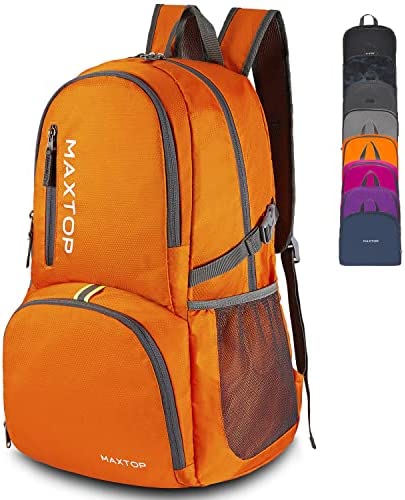 MAXTOP 40/50L Lightweight Packable Backpack for Hiking Traveling Camping Water Resistant Foldable Outdoor Travel Daypack