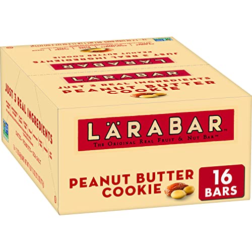 Larabar Peanut Butter Cookie, Gluten Free Vegan Fruit & Nut Bars, 16 ct