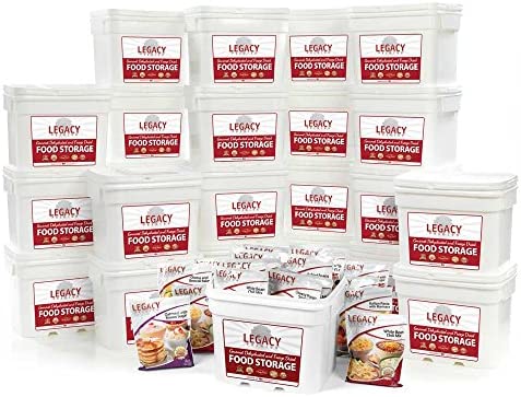 Emergency Dry Home Food Storage Supply: 2880 Large Servings – 739 lbs – Disaster Survival Preparation – 25 Year Shelf Life – Bulk Freeze Dried/Dehydrated Meals
