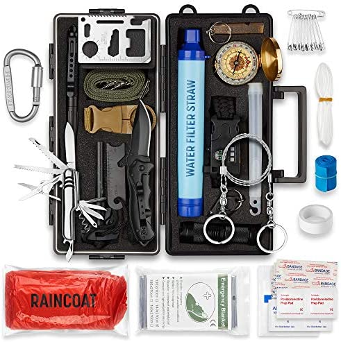 Survival Kits by PATHWAY NORTH, Survival Gear, Tactical Gear, Bug Out Bag Survival Kit, Emergency Kit for Disaster, Camping Gear, Boat, Hunting, Hiking Essentials for Adventures