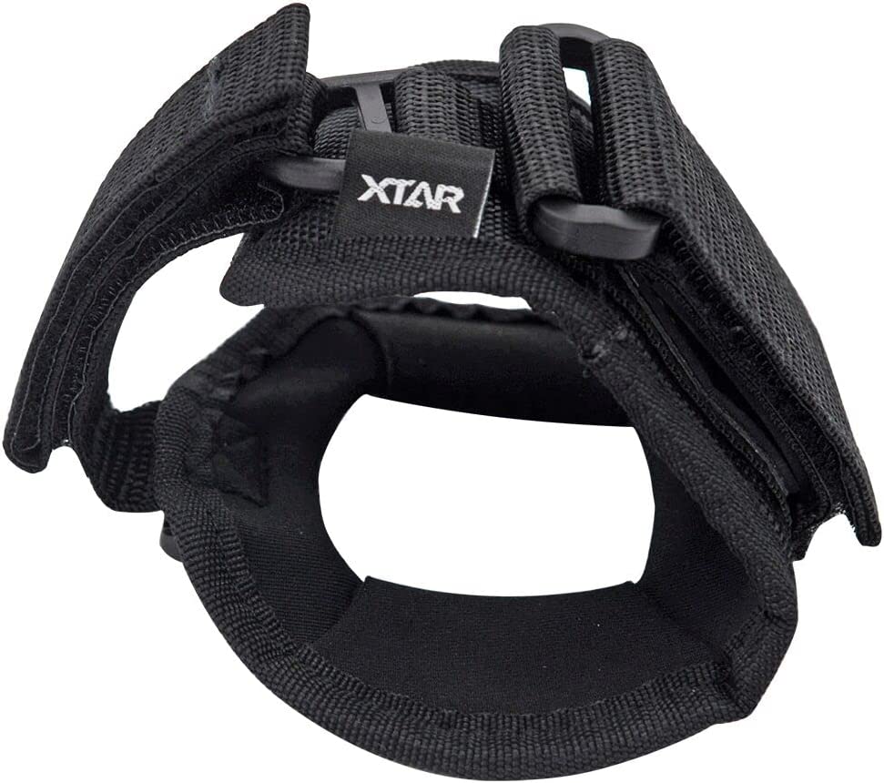 XTAR Goodman Style Glove Hand-Free Torch Holder Soft Hand Mount for Scuba Dive Lights Led Flashlight Universal Adjustable Wrist Strap Diving Accessory