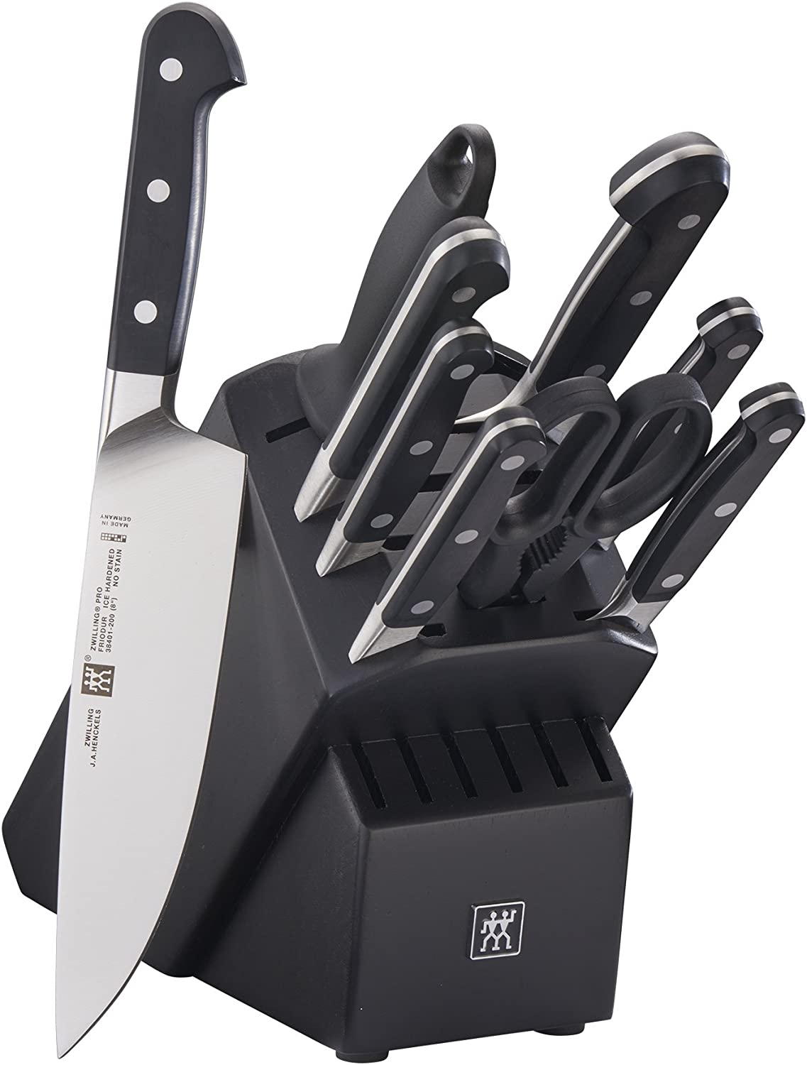 ZWILLING Pro 10-pc Knife Block Set – Black
