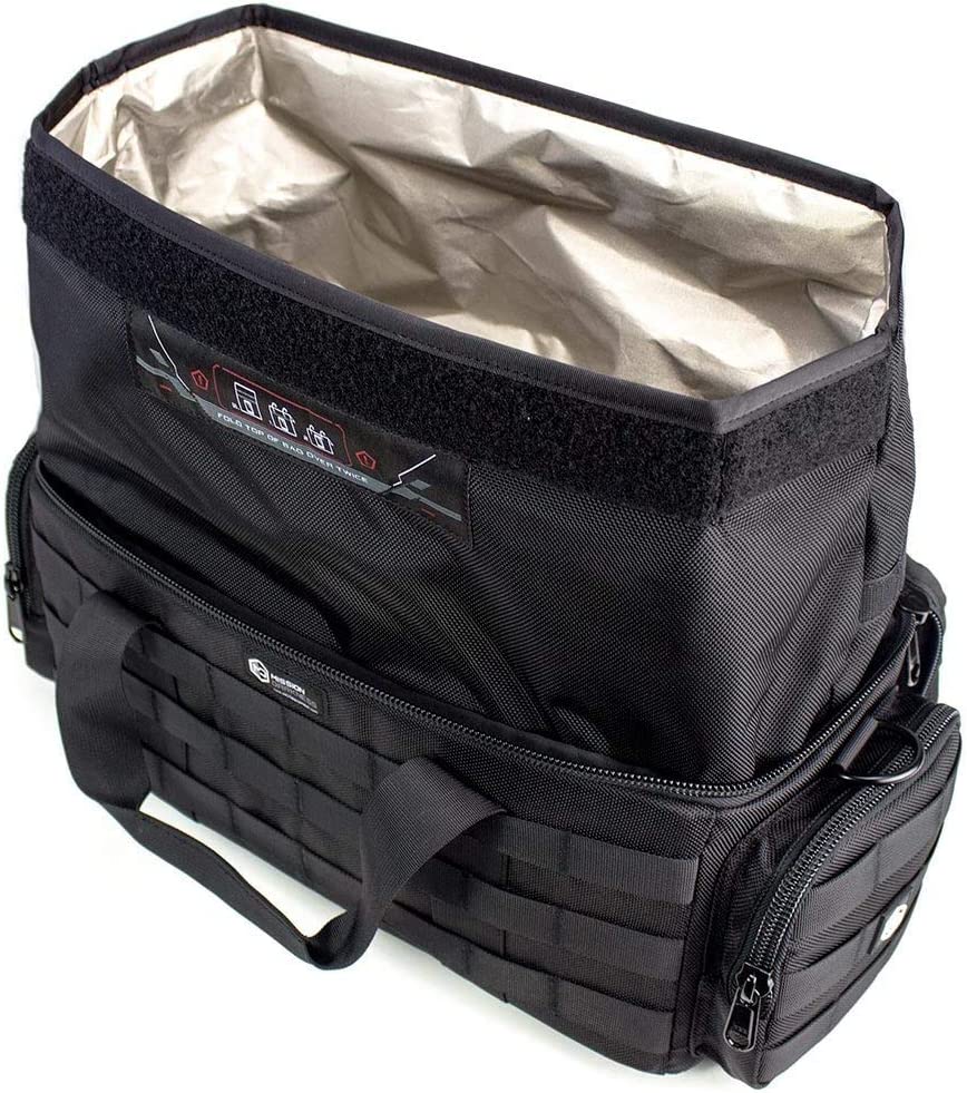 Mission Darkness Padded Utility Faraday Bag // Tactical Gear Bag with MOLLE Webbing and RF Signal Blocking Liner // Shields Delicate Electronics (Night Vision Goggles, Scopes, Cameras, Optics, Phones)