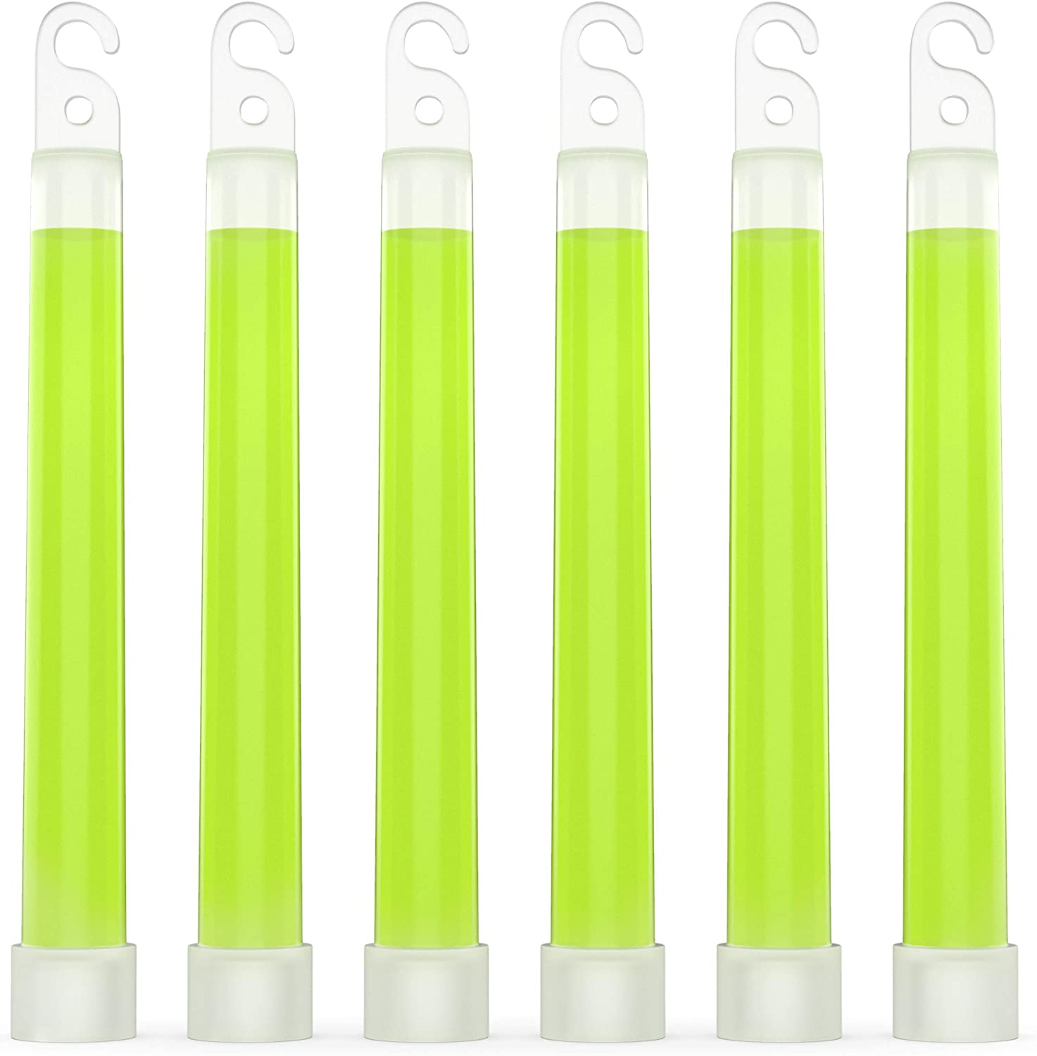 Swiss Safe Premium 6" Glow Sticks – Extra Bright, 12+ Hour Duration, Emergency Ready