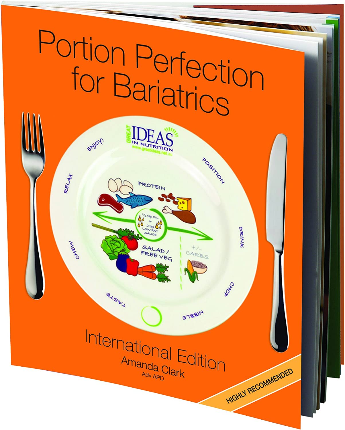 Portion Perfection for Bariatrics International Book for Weight Loss – Dietitian’s Picture Book Showing You How Much to Eat Post Gastric Sleeve, Bypass Or Band Diet Plan, Bariatric Surgery Must Haves