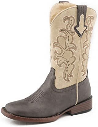 ROPER Men’s Blaze Synthetic Performance Western Boot Broad Square Toe Brown 10 D(M) US