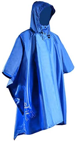 REDCAMP Waterproof Rain Poncho with Hood and Arms for Camping Hiking