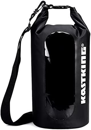 KastKing Dry Bags, 100% Waterproof Storage Bags, Military Grade Construction for Swimming, Kayaking, Boating, Hiking, Camping, Fishing, Biking, Skiing.