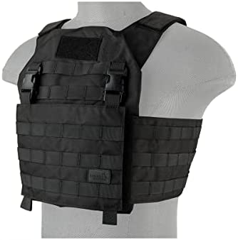 Lancer Tactical Adaptive Recon Airsoft Tactical Vest – BLACK