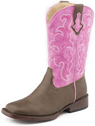 ROPER Western Boots Girls Blaze Stitch Pink 09-018-0191-3088 PI