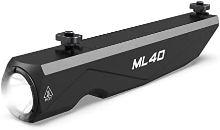 VOTATU ML40 1450 Lumens Weapon Light Compatible with M-Lok Rail Surface, Tactical Flashlight for Rifle, Strobe Function, Magnetic Rechargeable