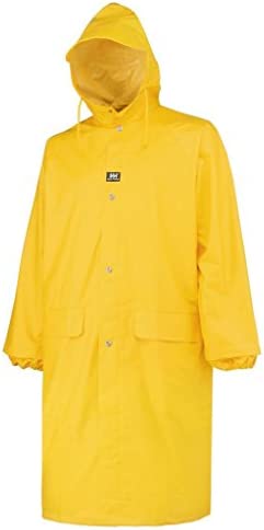 Helly Hansen Workwear Woodland Waterproof Jackets for Men – Lightweight Adjustable Rain Coat Made with PVC-Coated Polyester