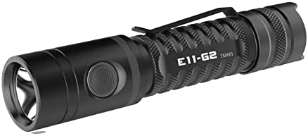 PowerTac E11G2 1300 lumens USB-Type C Rechargeable LED Tactical Flashlight,. IP68 Waterproof. 5 Models Plus Strobe for EDC,Hiking Emergency and Outdoor Use – Camping Accessories