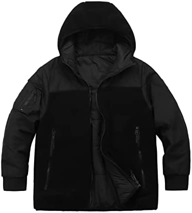TH TYTHERLESS-Gemini Black Men’s Reversible Jacket,Puffer Coat,Specially Tailored Contrast Fleece jacket And Reversible