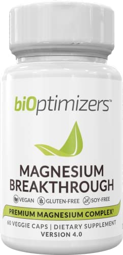 Magnesium Breakthrough Supplement 4.0 – Has 7 Forms of Magnesium Like Bisglycinate, Malate, Citrate, and More – Natural Sleep Aid – Brain Supplement – 60 Capsules