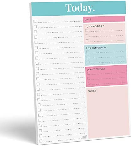 Sweetzer & Orange Daily Planner 2023, Undated Planner To Do List Notepad. 7×10” Day Planner Note Pad. Checklist Productivity Organizer, Work Planner, Academic Planner, Daily To Do List Planner
