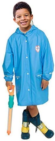 YOANGRY Kids Raincoat Kids Poncho Kids Rain Jacket Kids Rain Suit Lightweight Rainwear Reflective Reusable with Hood