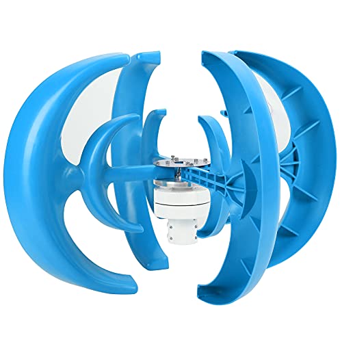 Wind Turbine Kit 4 Blade Generator AC Motor Solar System Lantern Type Double‑Layer 1200W, 0.9 Meter Wind Wheel Diameter(24V)