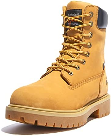 Timberland PRO Men’s Direct Attach 8 Inch Steel Safety Toe Waterproof Insulated Work Boot