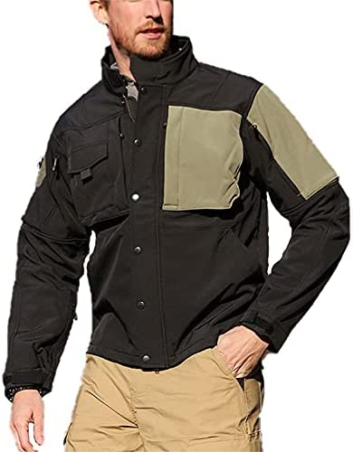 EMERSONGEAR Armored Triple Tech Jacket,Men’s Tacktical Fleece Jacket Survival and Outdoor Coat