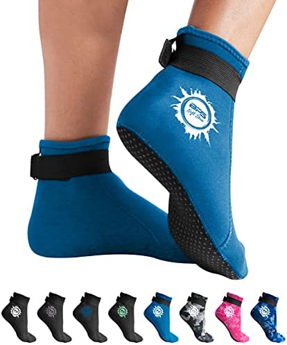 BPS – 3mm High Cut & Low Cut Diving Socks Beach Water Socks Neoprene Dive Socks, Flexible Surfing Booties Anti-Slip Wetsuit