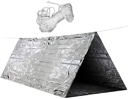 VViViD 2-Person Thermal Reflective Mylar Emergency Survival Shelter Tent