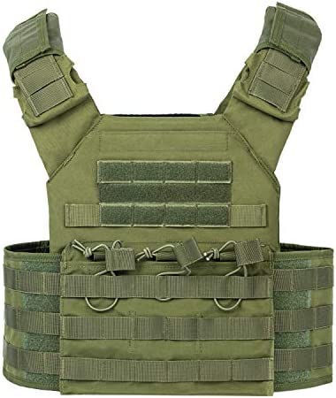 VISMIX Multicam Tactical Vest Modular Vest Molle Combat Training Vest Military Adjustable Airsoft Camo Vest for Men