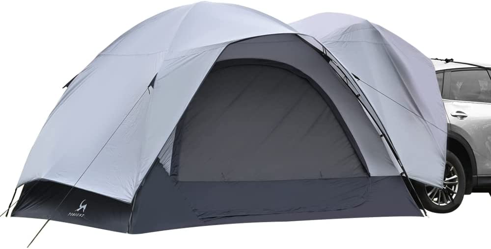 MC SUV Tent 10ft*10ft*6.9ft Universal for SUV/CUV/Cars with Rainfly & 2 Doors for Camping Family Camping