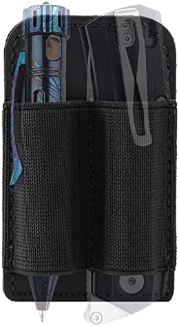 VIPERADE PL6 Tactical Modular Organizer, EDC Elastic Organizer Holder, EDC Insert Pouch Panel Hook Backed Accessories Holder, EDC Organizer Attachment for Backpack, Tactical Vest, EDC Bag