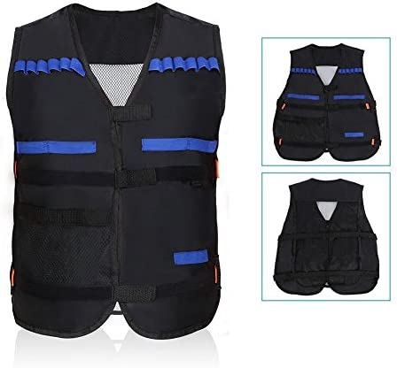 Yosoo Children Elite Tactical Vest Kids Vest for Nerf Guns N-Strike Elite Series