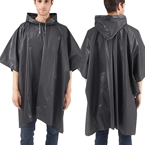 TONDAZHIYO rain ponchos for adults men women（ 3 Pack） Family Portable EVA Raincoat with Hood Reusable