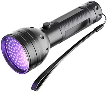 NVTED UV Ultraviolet Flashlight Blacklight, 51 LED 395 nM Handheld Portable Black light Pet Urine and Stain Detector Flashlights