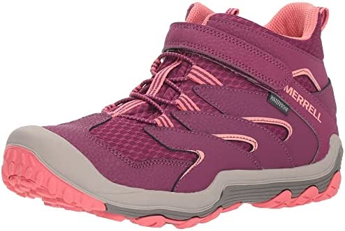 Merrell Chameleon 7 Access MID A/C WTR Hiking Boot, Berry/Coral, 2 US Unisex Little Kid