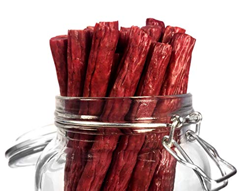 Mission Meats Keto Sugar Free Grass-Fed Beef Snacks Sticks Non-GMO Gluten Free MSG Free Nitrate Nitrite Free Paleo Healthy Natural Meat Sticks Beef Jerky