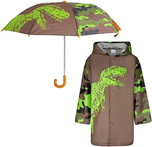 Kids Umbrella Girls & Boys Rain Jacket, Toddler Umbrellas for Rain – Kids Raincoat for Boys and Girls Rain Coat for 3-9 Years